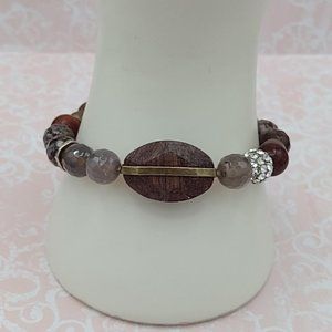 Retired Silpada Handcrafted Stretch Bracelet